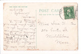 VT, SPRINGFIELD - The Square, steel bridge - vintage postcard - R00219