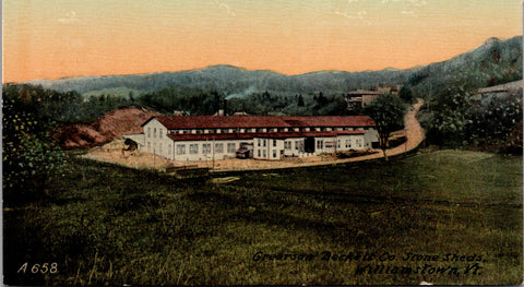 VT, WILLIAMSTOWN - Grearson Beckett Stone Shop building - R00263