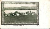 VT, FRANKLIN - Silver Lake - cabins at waters edge - 1907 postcard - R00272