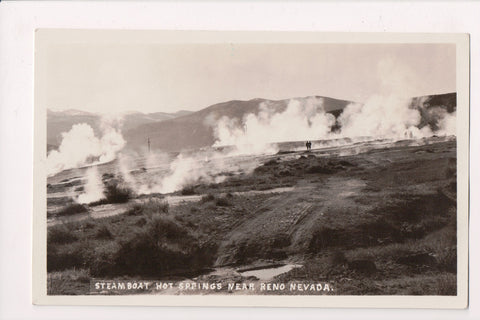 NV, RENO - Steamboat Hot Springs - RPPC postcard - R00362