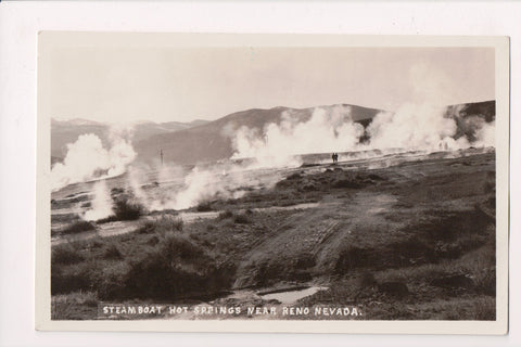 NV, Reno - Steamboat Hot Springs - RPPC postcard - R00362