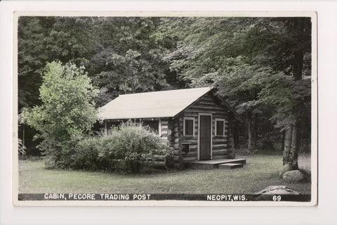 WI, NEOPIT - Cabin, Pecore Trading Post (Indian Reservation?) - RPPC - R00386