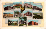 NE, Omaha - Creighton University - 1935 Multi View postcard - R00482
