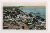 MA, Provincetown - Bird Eye View town and water - R00901