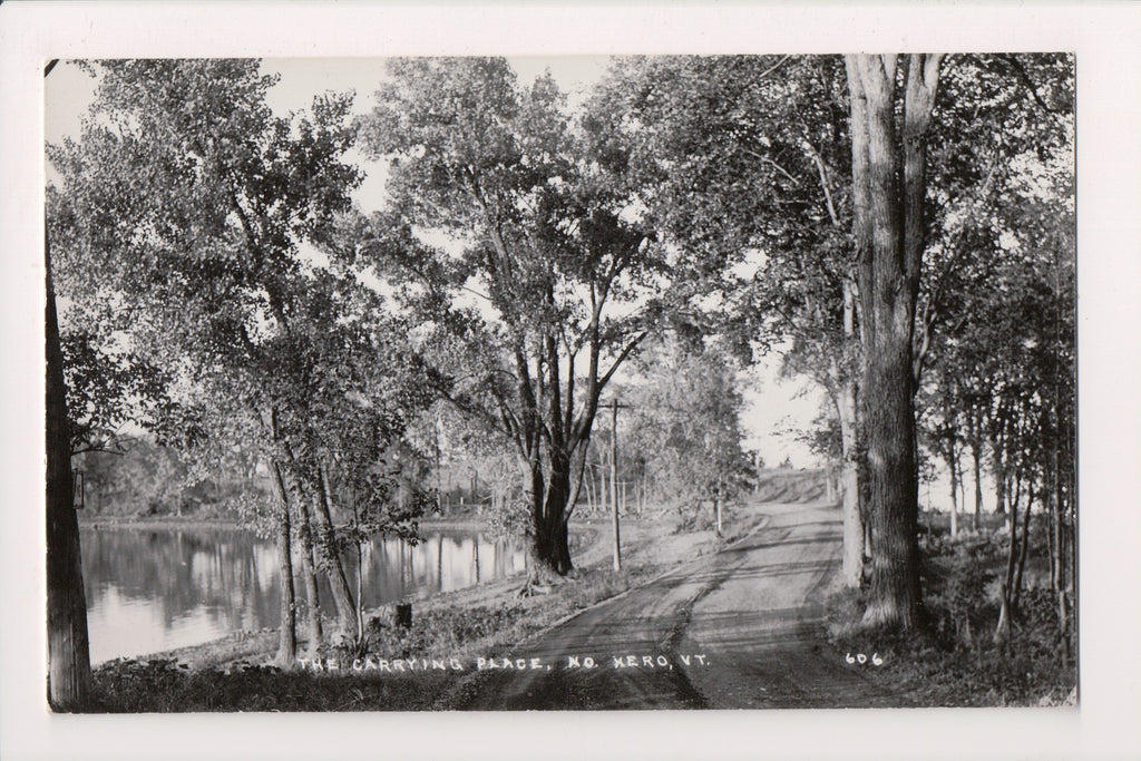 VT, NORTH HERO - Carrying Place scene - RPPC - R01061
