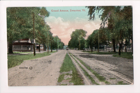 VT, SWANTON - Grand Avenue - vintage postcard - R01074