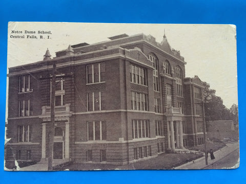 RI, CENTRAL FALLS - Notre Dame School (original SOLD) 801127