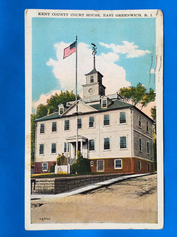 RI, EAST GREENWICH - Kent County Court House postcard - A12026