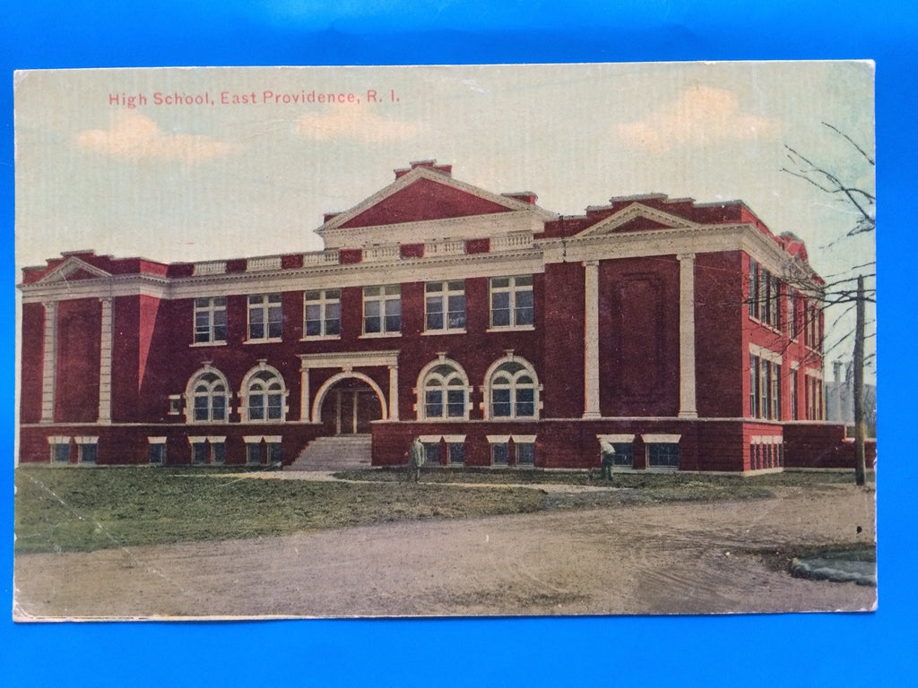 RI, East Providence - High School postcard - D07061
