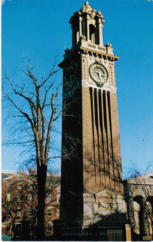 RI, Providence - Brown Univ, Clock Tower - 605172