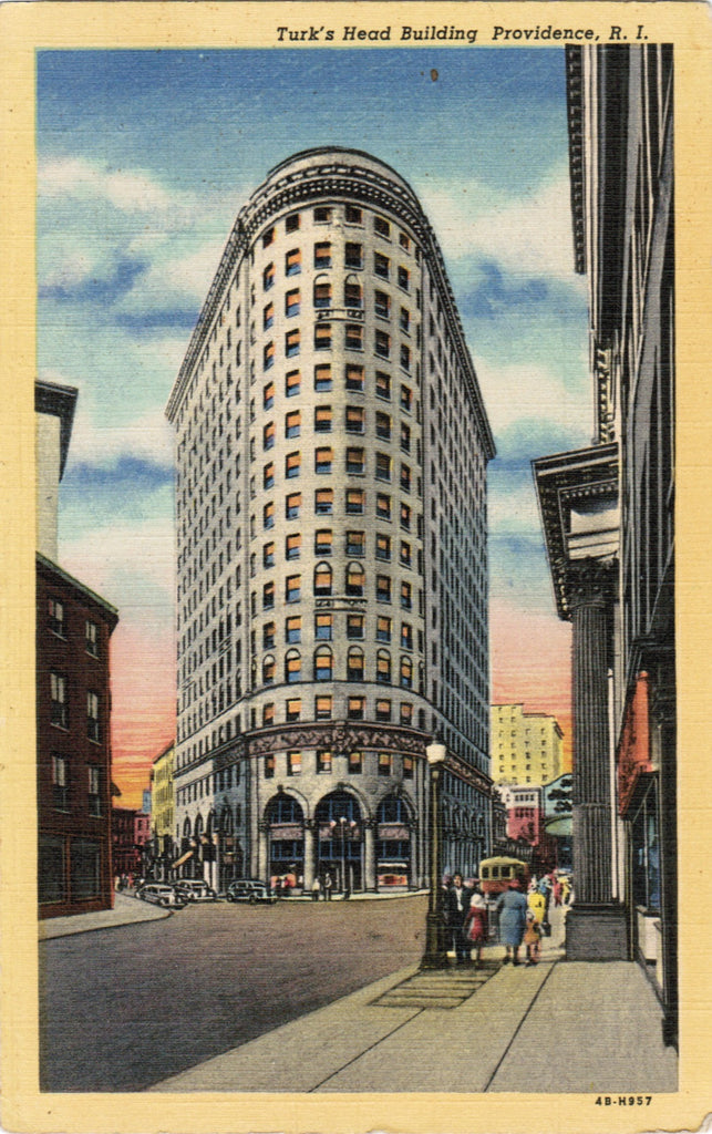RI, Providence - Turks Head Building postcard - 800989