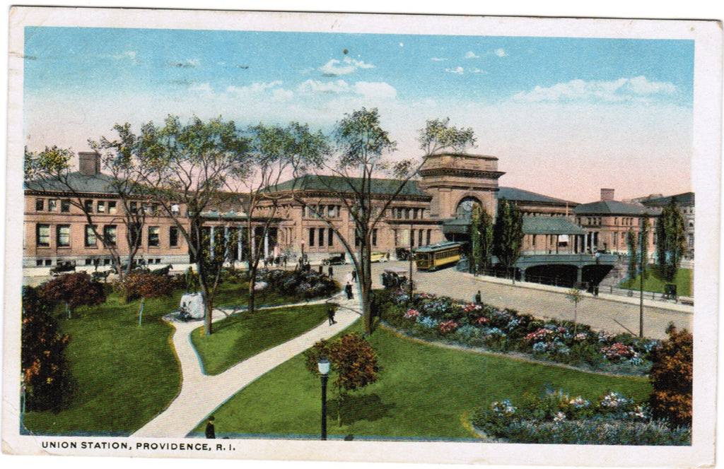 RI, Providence - Union Station postcard - 801074