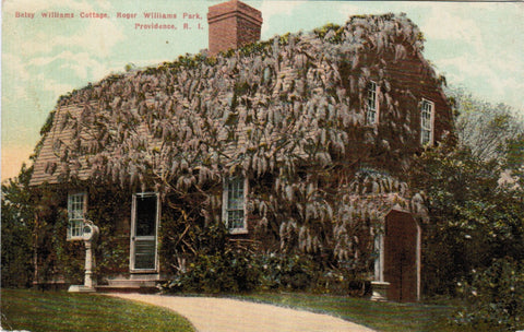 RI, Providence - Roger Williams Park - Betsy Williams Cottage, scale - A09073