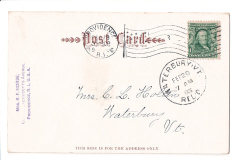 pm FLAG KILLER - RI, Providence - 1906 cancel - A12289
