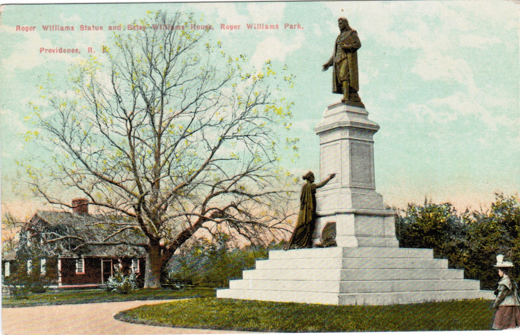 RI, PROVIDENCE - Roger Williams statue (original SOLD) D04080