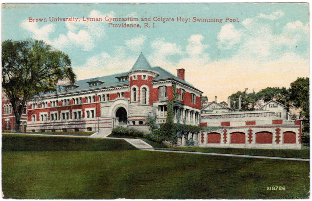 RI, PROVIDENCE - Brown Univ, Lyman Gym, Colgate Hoyt pool - L03109