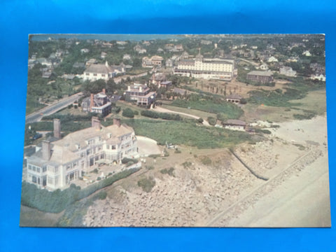 RI, Watch Hill - Holiday House and Ocean House aerial view - 505075