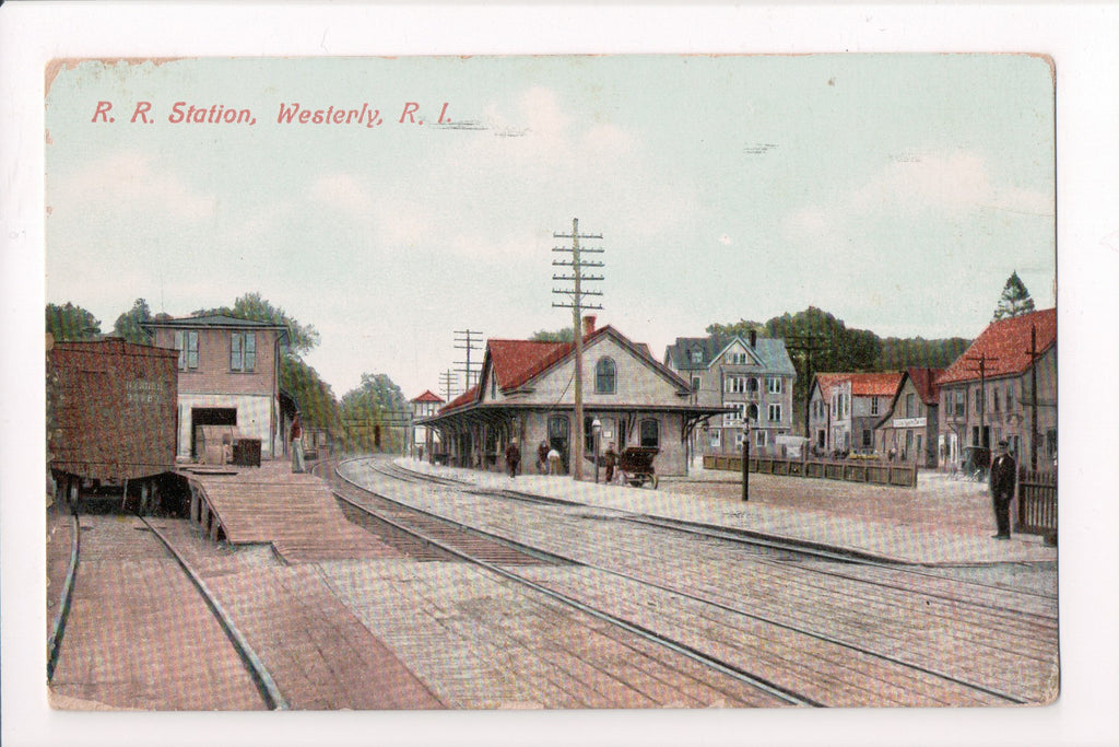 RI, Westerly - R R Station, Railway Train Station - A10067