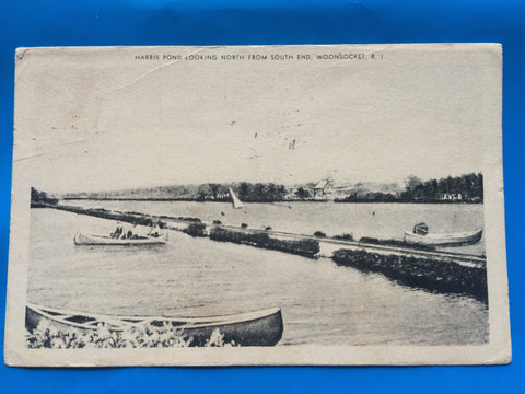 RI, WOONSOCKET - Harris Pond looking north from South End - A05170