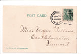 CT, Lebanon - Revolutionary War Office, Hiram Fenn card - S01166