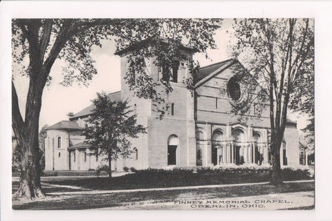 OH, Oberlin - FINNEY MEMORIAL CHAPEL - vintage postcard - S01315