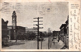 OH, Canton - Public Square looking north - 1907 C G Deuble postcard - S01353