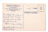 OH, Kenton - KENWOOD MOTELS, ROUTE 3O S - @1955 postcard - S01558