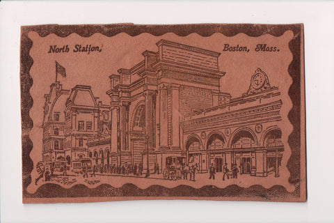 MA, Boston - North Station Leather postcard  - S01561