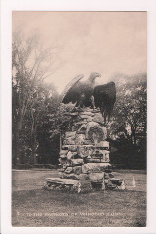 CT, WINDSOR - TO THE PATRIOTS of, Eagle monument (original SOLD) S01649