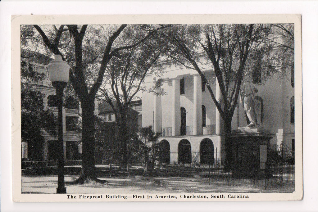 SC, CHARLESTON - The Fireproof Building, First in America - A06738