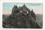 SD, LEAD - Black Hills, Flag Rocks with people on point - CP0642