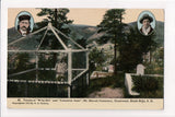 SD, DEADWOOD - Tombs of WILD BILL and CALAMITY JANE postcard - 801037
