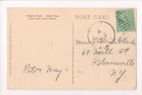 SD, Wall - Vampire Peak, Cedar Pass, vintage Husteads postcard - C17433