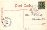 VT, BENNINGTON - NYC RR Station, train depot - RPO 1908 cancel - SH7106