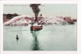 Ship Postcard - GEORGE H WILLIAMS - Fire Boat - A12084