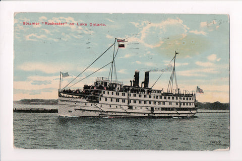 Ship Postcard - ROCHESTER - Steamer @1914 postcard - F17081