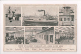 Ship Postcard - OSCEOLA (original SOLD)  - F17151