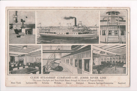 Ship Postcard - OSCEOLA (original SOLD)  - F17151