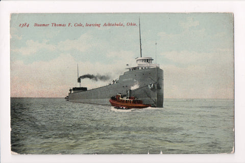 Ship Postcard - THOMAS L COLE - F17185