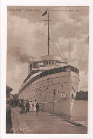Ship Postcard - NORTH LAND - W S Darling card - F17189