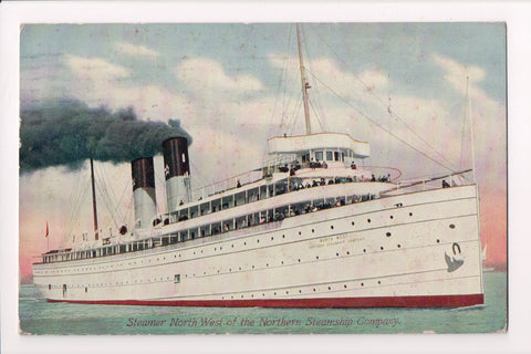 Ship Postcard - NORTH WEST - @1914 - F17191