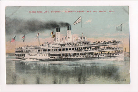 Ship Postcard - TASHMOO - White Star Line - F17195