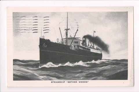 Ship Postcard - ESTHER WEEMS (original SOLD) F17197