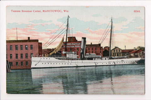 Ship Postcard - MANITOWOC - (original SOLD) F17249