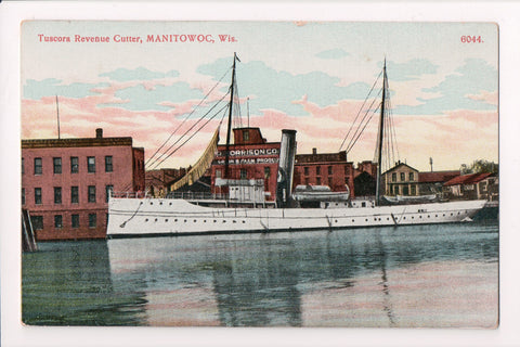 Ship Postcard - MANITOWOC - (CARD SOLD, only digital copy avail) F17249