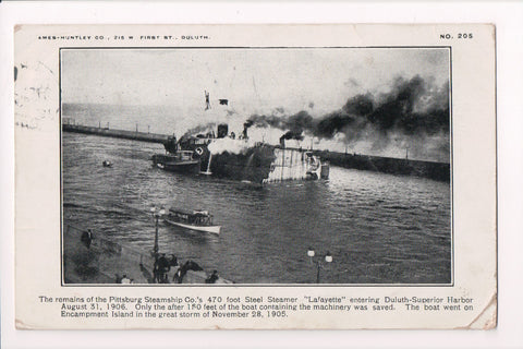 Ship Postcard - LAFAYETTE (original SOLD) - F17373