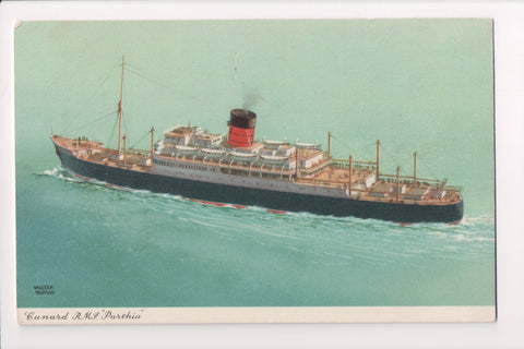 Ship Postcard - PARTHIA - Cunard R M S Parthia - w00186
