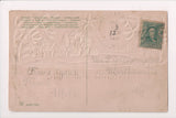 Xmas postcard - Christmas - Victorian? snow scene - PFB - SL2025