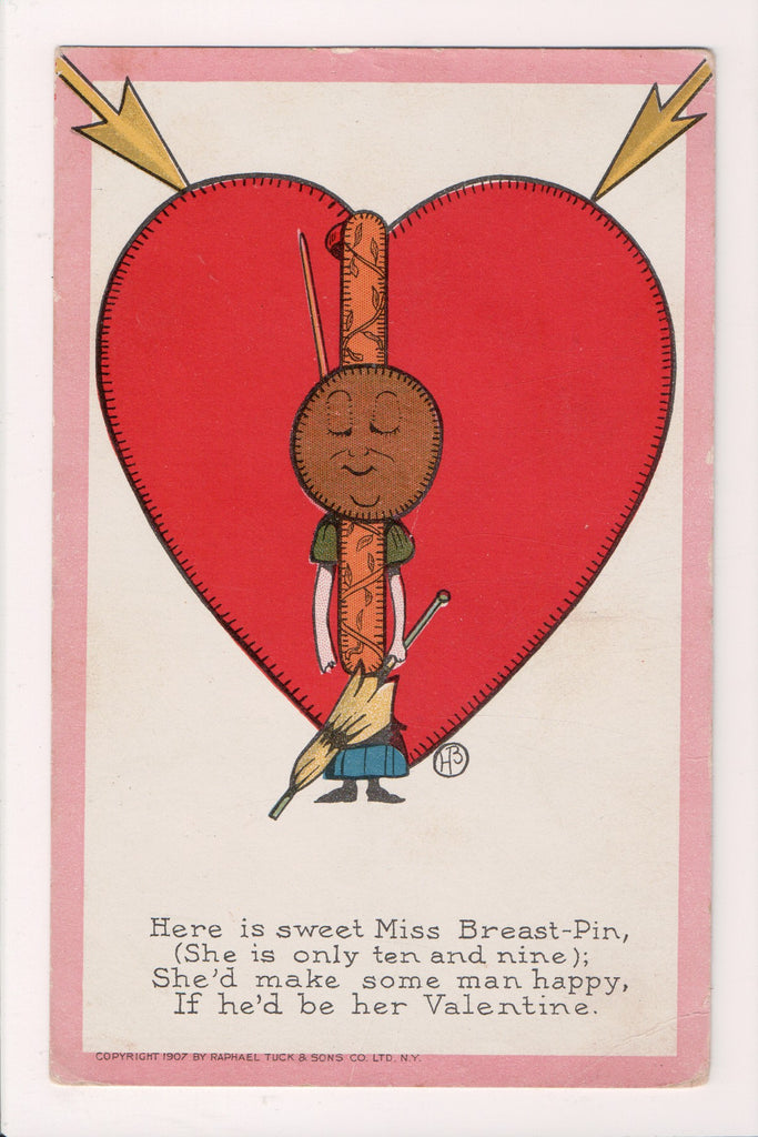 Valentine postcard - Coupling Pins - Tuck - SL2144