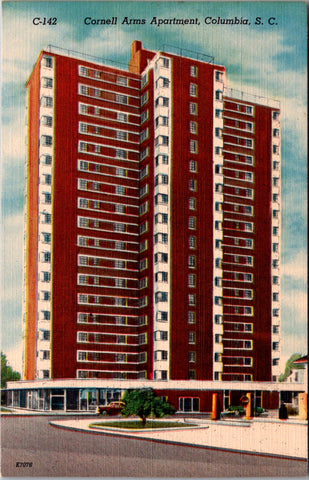 SC, COLUMBIA - Cornell Arms Apartment building postcard - SL2539
